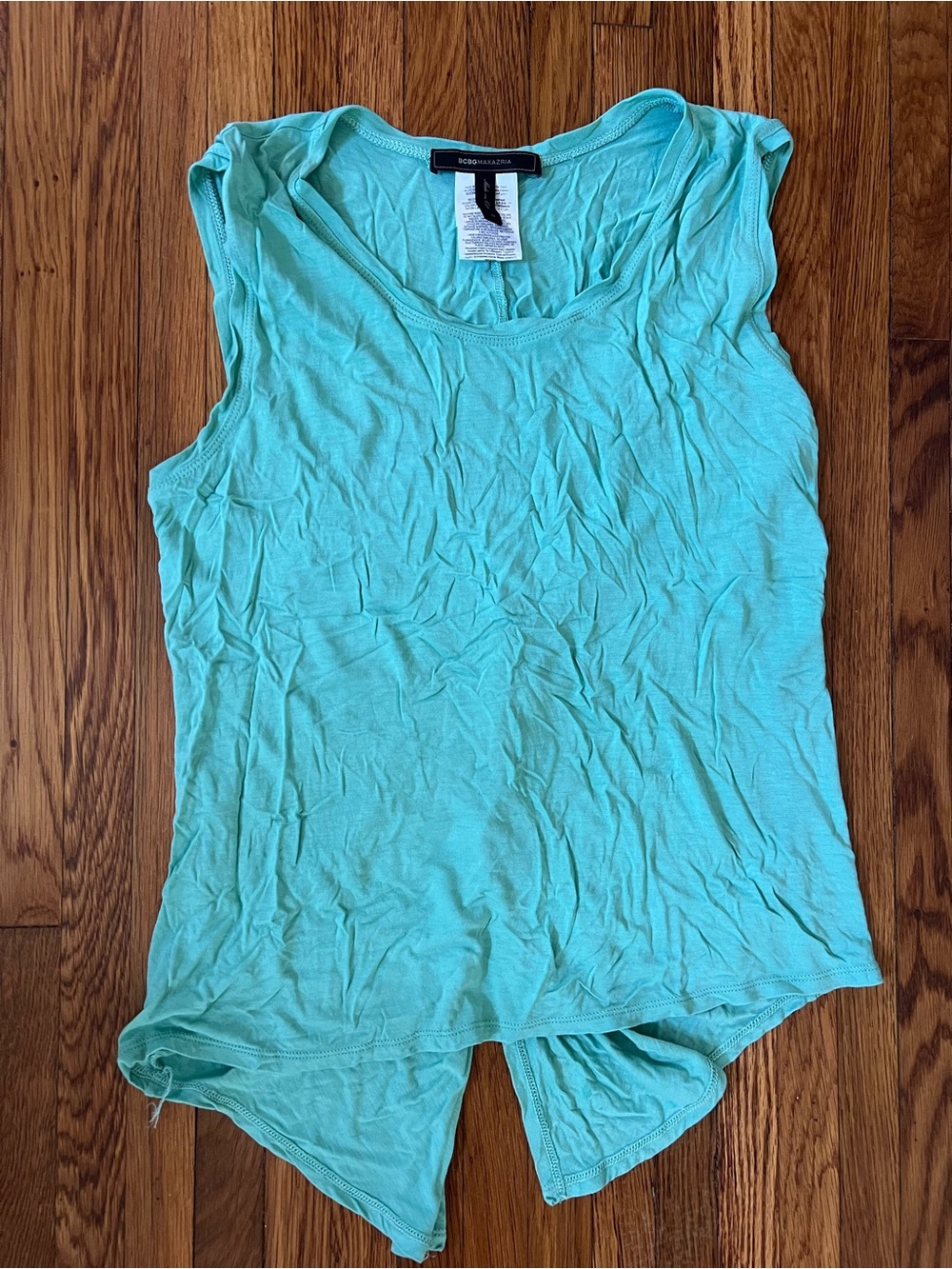 BCBGMAXAZRIA Mint Sleeveless Scoop Neck Tank Top